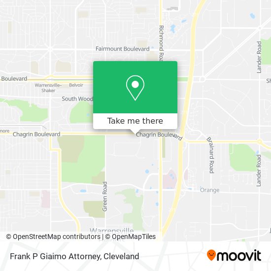 Frank P Giaimo Attorney map