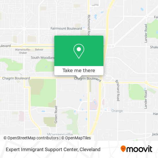 Expert Immigrant Support Center map
