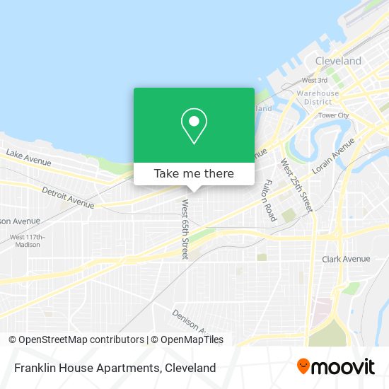 Mapa de Franklin House Apartments