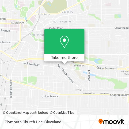 Plymouth Church Ucc map