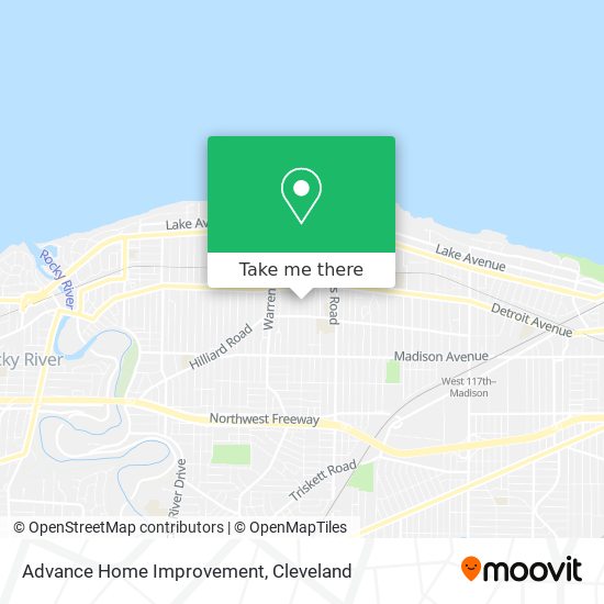 Advance Home Improvement map