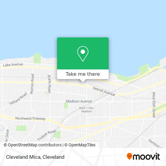 Cleveland Mica map