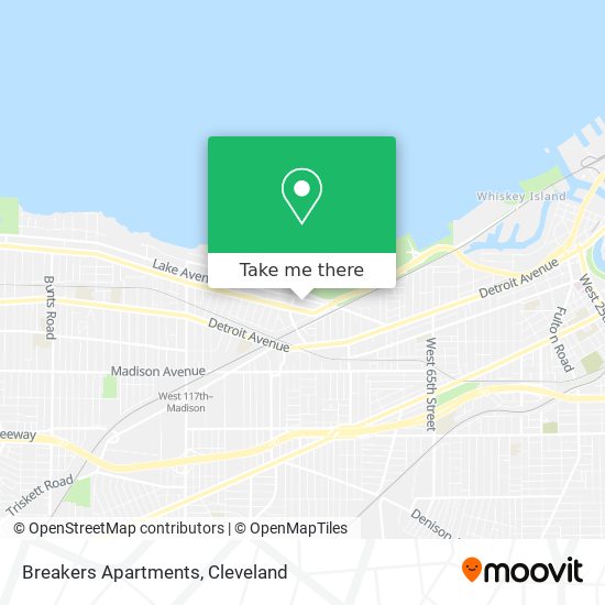 Mapa de Breakers Apartments