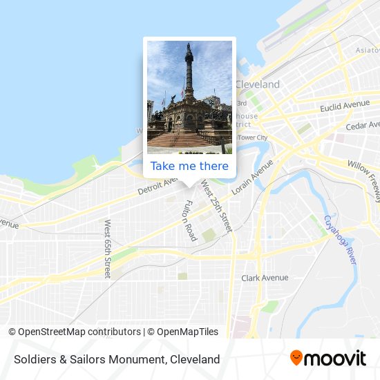 Soldiers & Sailors Monument map