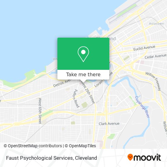 Faust Psychological Services map
