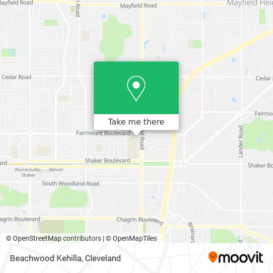 Mapa de Beachwood Kehilla
