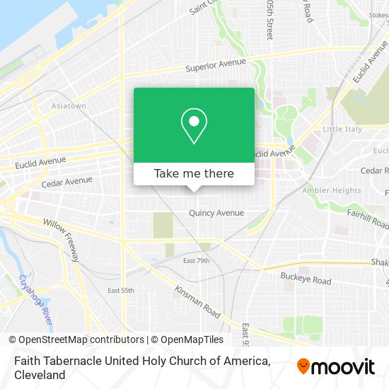 Faith Tabernacle United Holy Church of America map