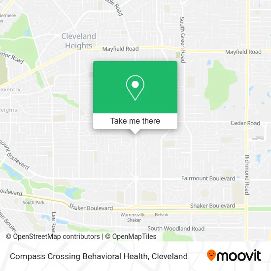 Compass Crossing Behavioral Health map
