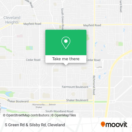S Green Rd & Silsby Rd map