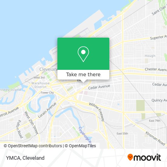 YMCA map