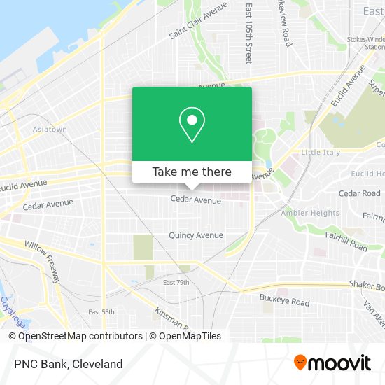 PNC Bank map