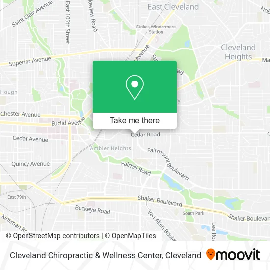 Cleveland Chiropractic & Wellness Center map