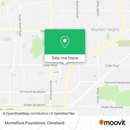 Montefiore Foundation map