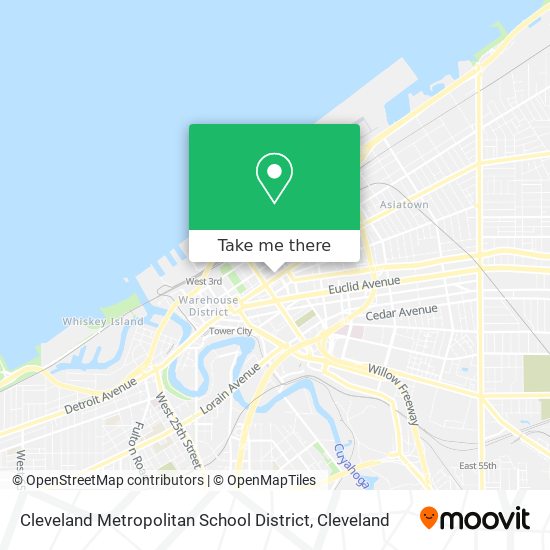 Mapa de Cleveland Metropolitan School District