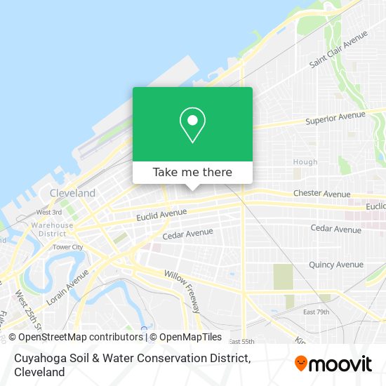 Mapa de Cuyahoga Soil & Water Conservation District