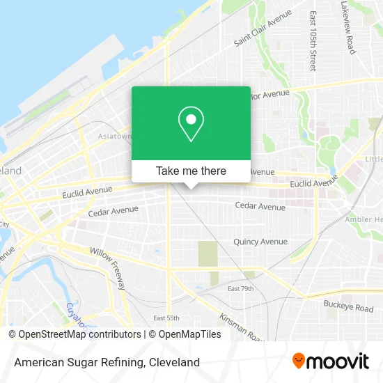 American Sugar Refining map