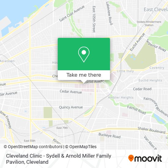 Mapa de Cleveland Clinic - Sydell & Arnold Miller Family Pavilion