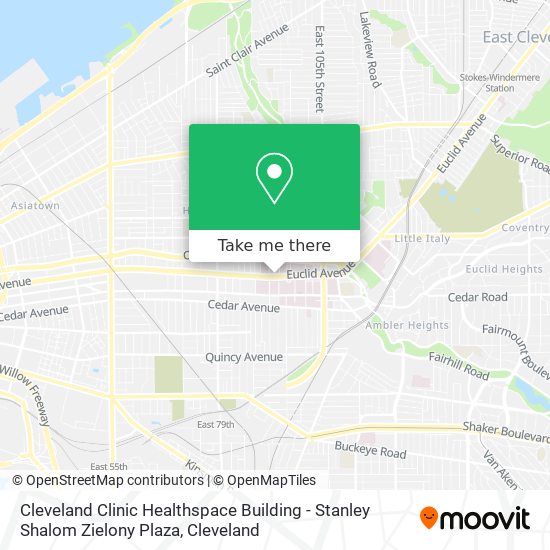 Cleveland Clinic Healthspace Building - Stanley Shalom Zielony Plaza map
