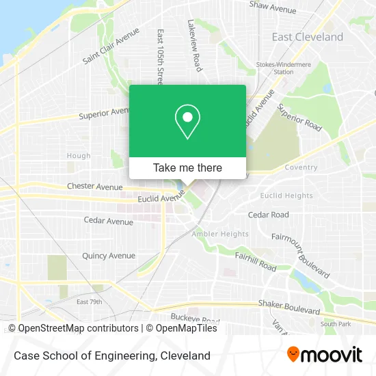 Case School of Engineering map