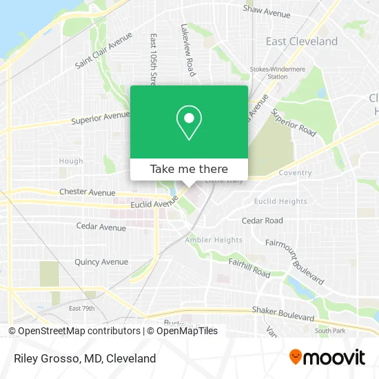 Mapa de Riley Grosso, MD