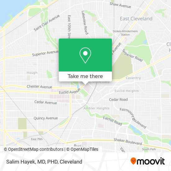 Mapa de Salim Hayek, MD, PHD