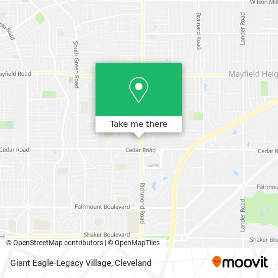 Mapa de Giant Eagle-Legacy Village