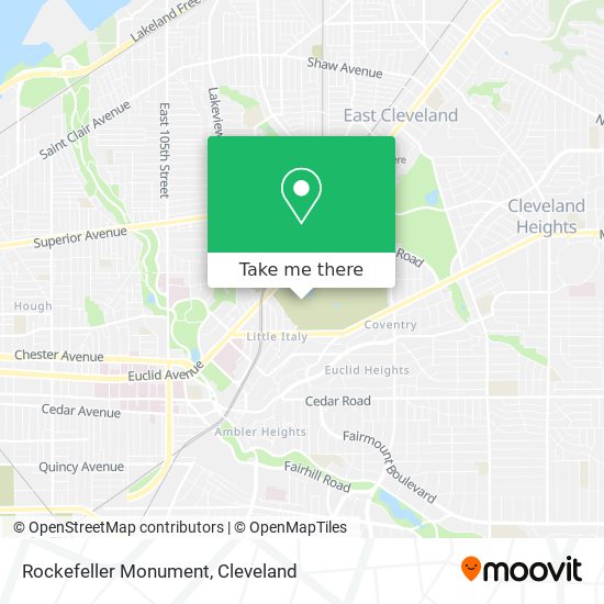 Rockefeller Monument map