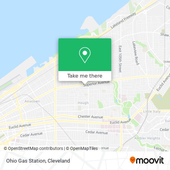 Mapa de Ohio Gas Station