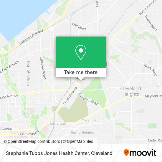 Stephanie Tubbs Jones Health Center map