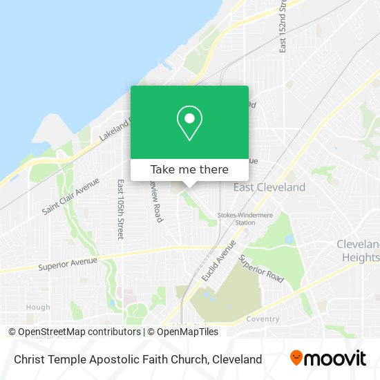 Christ Temple Apostolic Faith Church map