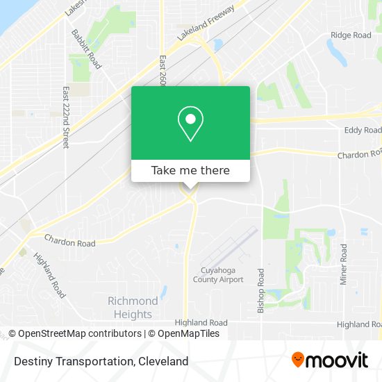 Destiny Transportation map