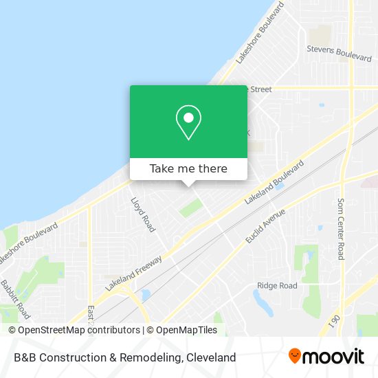 B&B Construction & Remodeling map