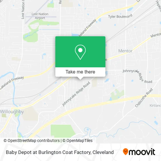 Baby Depot at Burlington Coat Factory map
