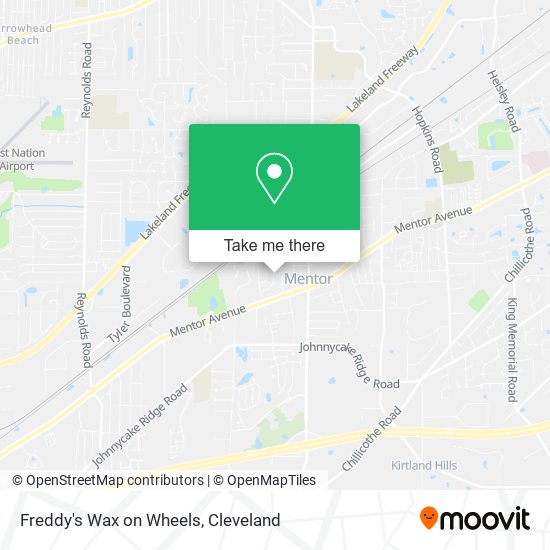 Freddy's Wax on Wheels map