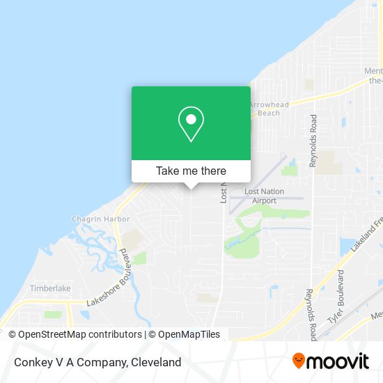 Conkey V A Company map