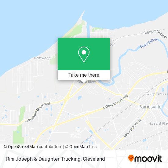 Rini Joseph & Daughter Trucking map