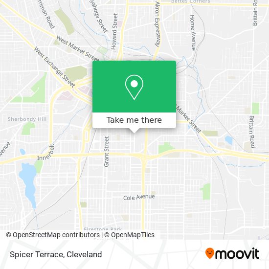 Mapa de Spicer Terrace
