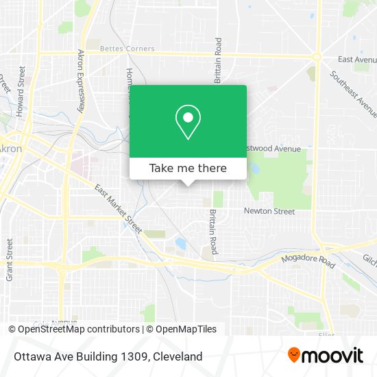Ottawa Ave Building 1309 map
