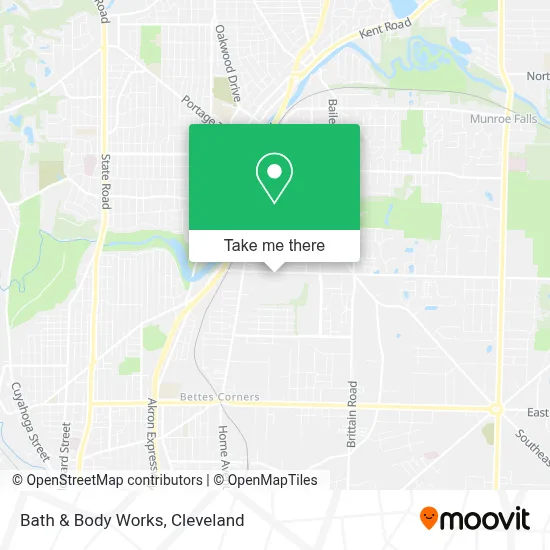 Bath & Body Works map