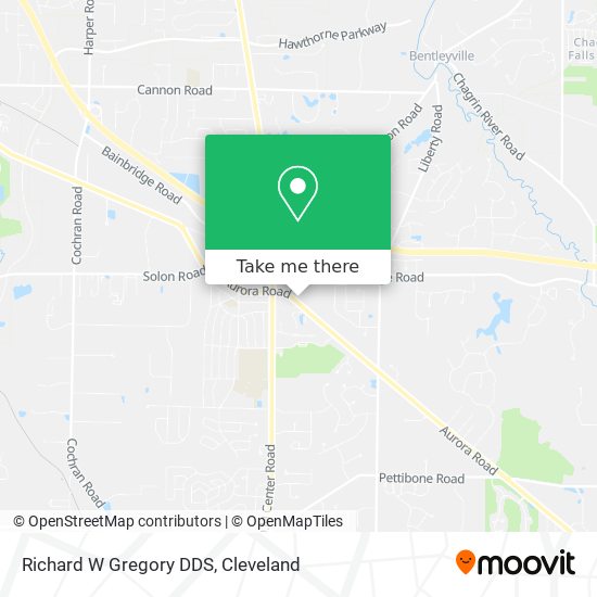 Richard W Gregory DDS map