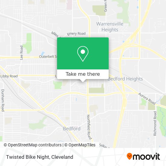 Twisted Bike Night map