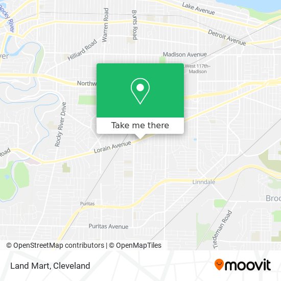 Land Mart map