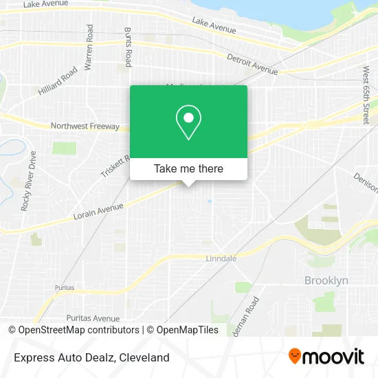 Mapa de Express Auto Dealz