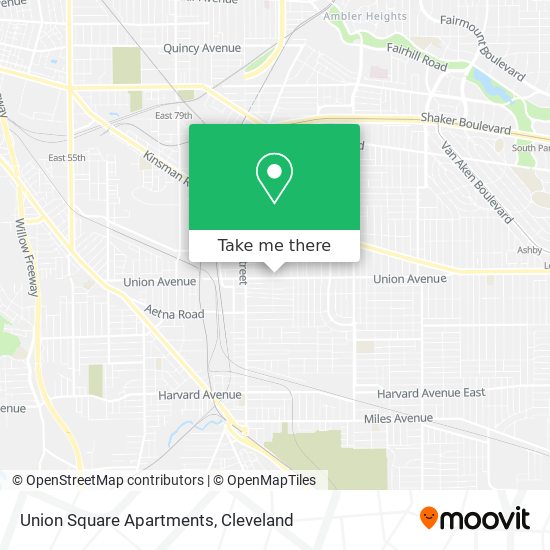 Mapa de Union Square Apartments