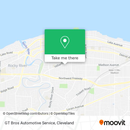 GT Bros Automotive Service map