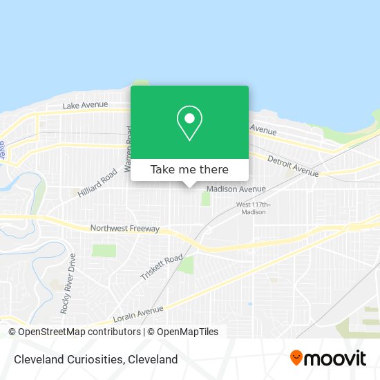 Cleveland Curiosities map