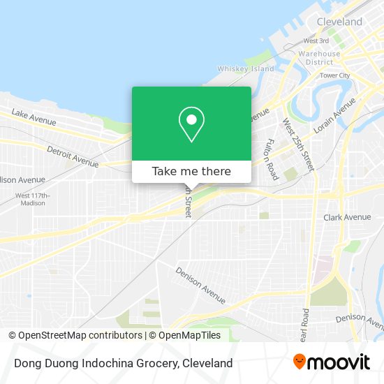 Dong Duong Indochina Grocery map