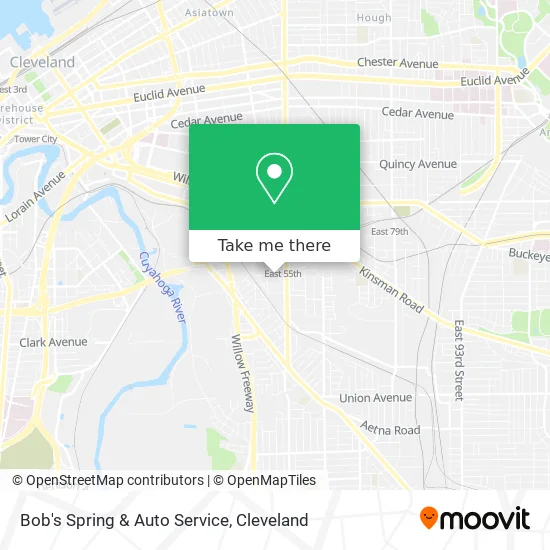 Bob's Spring & Auto Service map