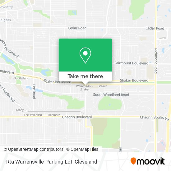 Rta Warrensville-Parking Lot map