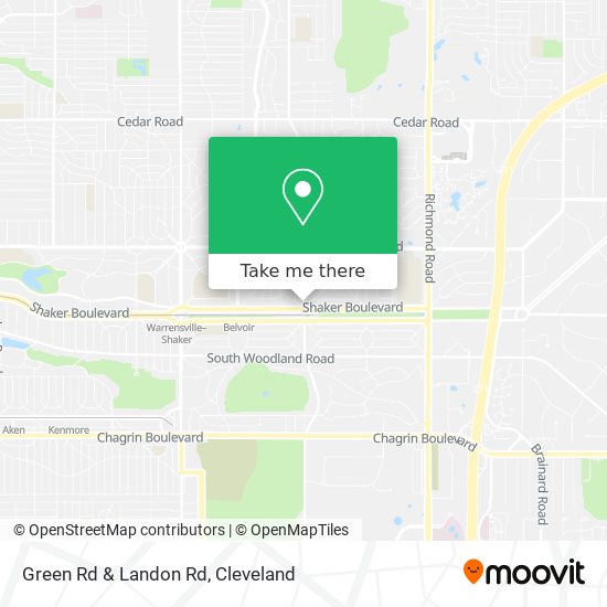 Mapa de Green Rd & Landon Rd